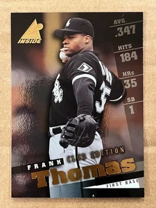 Frank Thomas 1998 Pinnacle Inside #35 edición Club - Imagen 1 de 2