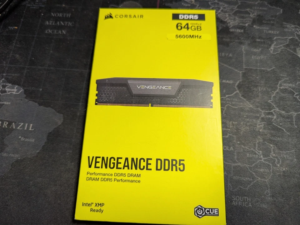 CORSAIR Vengeance  DDR5 RAM 64GB (2x32GB) 5600MHz CL48 Intel XMP New - Image 1 of 1