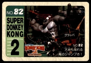 Nintendo Super Konkey Kong 2 1996 Bandai Carddass Kudgel Japón #82 - Imagen 1 de 2