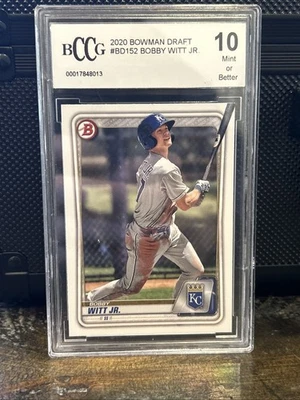 2020 Bowman Draft Bobby Witt Jr. Kansas City Royals #BD-152 - Image 1 of 2