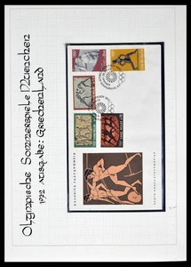 OLYMPICS Games 1932-1992 Sports w/ Signed Covers in 16 Volumes Stamp Collection - Picture 1 of 12