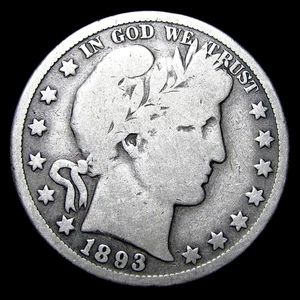 1893-O Barber Half Dollar Silver ---- Nice Coin ---- #307K - Picture 1 of 2
