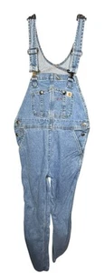 Salopette donna Carhartt bavaglino denim sfoderata taglia small WR008 Y2K - Foto 1 di 6