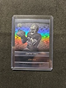 2024 Topps Resurgence Jerry Rice Retro Vision Refractor RV -9 - Foto 1 di 2