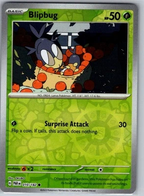 Blipbug 010/182 Reverse Holo Common SV04: Paradox Rift NM - Image 1 of 2