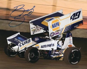 Brad Sweet autographed #49 World of Outlaws Sprint Car 8x10 photo - Picture 1 of 1