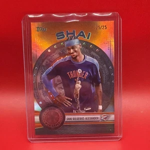 2025-26 Topps #MVP-2 Shai Gilgeous-Alexander MVP Vault ORANGE /25 Thunder - Bild 1 von 2