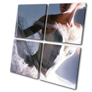 Performing Ballet Dancers  MULTI CANVAS WALL ART Picture Print VA - Picture 1 of 1