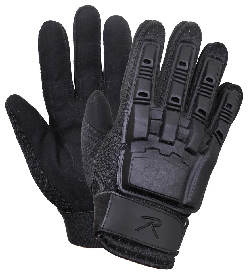 Guantes blindados Rothco para espalda dura - Guante táctico militar negro Foto 1 de 3