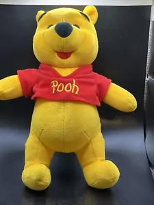 Vintage MATTEL Disney CUTE WINNIE THE POOH BEAR 12" Plush STUFFED ANIMAL Toy - Picture 1 of 5
