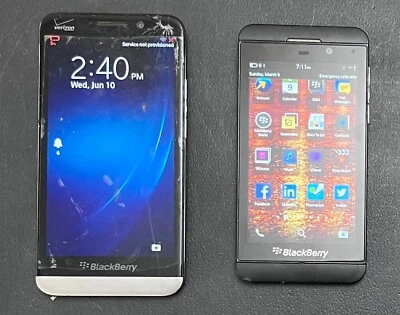Lote de teléfonos inteligentes BlackBerry Z30 + Z10 defectuosos tal cual Foto 1 de 4