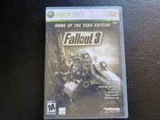 Fallout 3  Game of the Year Edition Xbox 360 (READ DESCRIPTION)