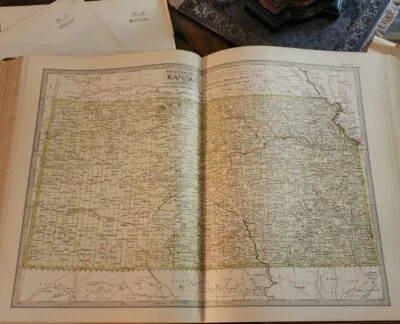 ANTIQUE ATLAS MAP #33 MARYLAND & DELAWARE DISTRICT OF COLUMBIA BALTIMORE DC 1911 - Image 1 of 4