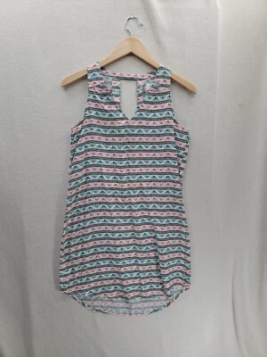 Vestido Rayón Nuevo con Etiquetas Old Navy Sin Mangas Patrón Geométrico Talla-XS Foto 1 de 4