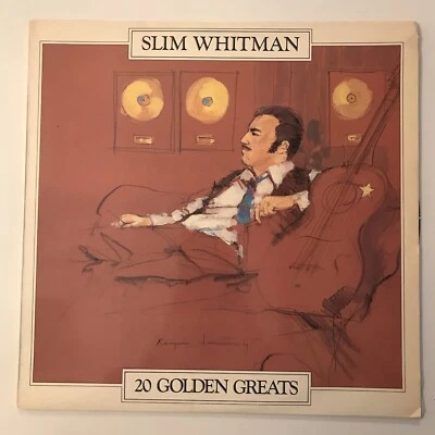 Slim Whitman Vinyl Lp Record 1981 Album 20 Golden Greats - Image 1 of 4