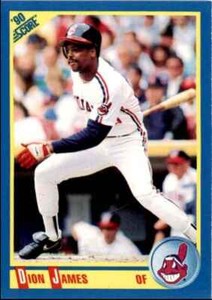 1990 Score Dion James Cleveland Indians #514