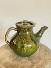 ML Owens Green Gloss Coffee Pot Teapot with Lid 7.5