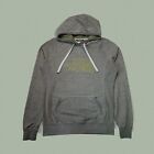 The North Face Vintage Logo Pocketed Hoodie - Grey / Green - Size M