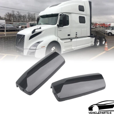 Espejo retrovisor negro lado conductor y pasajero derecho+derecho Volvo VNL 2004-2018 Foto 1 de 4