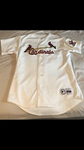 Mark McGwire Cardinals 1998 HR 70 Trikot von Majestic Größe unbekannt L /XL Flecken - Bild 1 von 8