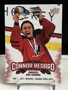Tarjeta RC #26 2023-24 Upper Deck Connor Bedard Collection Premios y Honores SSP - Imagen 1 de 2