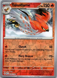 Pokemon Paldea Evolved Talonflame Reverse Holo 030/193 - Picture 1 of 1