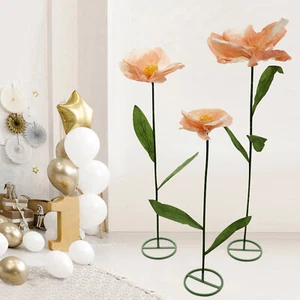 3PC Artificial Flower Bouquet Flower Bridal Wedding Supply Home Decor Champagne - Picture 1 of 20