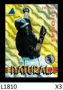 1-1994 SCORE PINNACLE THE NATURALS BOX SET FRANK THOMAS WHITE SOX CARD#1 SP