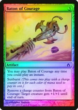 Baton of Courage FOIL Fifth Dawn NM Artifact Common MAGIC MTG CARD ABUGames