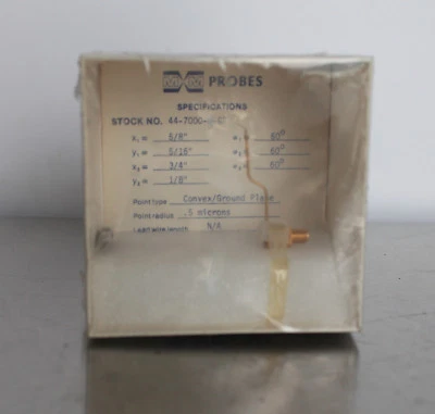 MM Micromanipulator 44-7000-S-GP Coaxial Probe Holder Collet 0.5 Micron Probe - Image 1 of 4