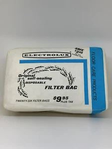 VTG Electrolux Original Self-Sealing Disposable Filter Bags 26 Pack Vacuum NOS - Picture 1 of 6