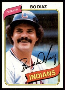 1980 Topps Bo Diaz Cleveland Indians #483