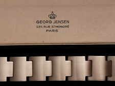 Georg Jensen Bracelet Nr 73 by Sigvard Bernadotte with original Paris store box!