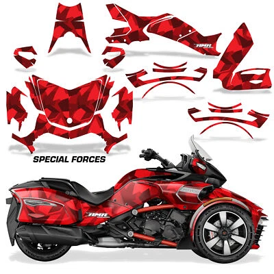 Roadster Graphics Decals Stickers For Can-Am Spyder F3-T SForces R - Image 1 of 3