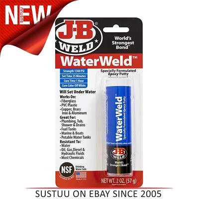 J-B Weld Water-weld Epoxy Putty Stick│Under water Resistant Adhesive Glue│57 g