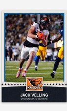 Jack Velling NMT Custom Art College Football Card! Oregon State Beavers!