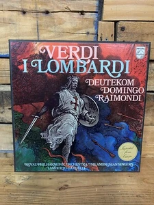 I Lombardi Deutekom Domingo Raimondi Vinyl LP Box Set Phillips - Picture 1 of 3
