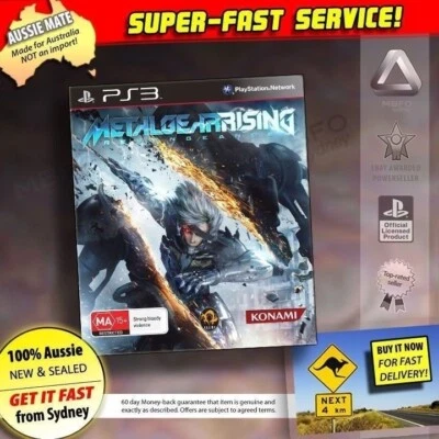 Metal Gear Rising Revengeance PS3 NEW Genuine AU game Sony PlayStation 3 Console - Image 1 of 4