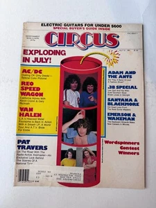 CIRCUS MAGAZIN JULI 1981 REO POSTER .38 SPECIAL AC/DC VAN HALEN - Bild 1 von 5