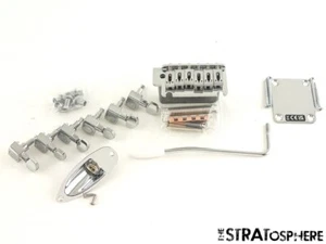 Fender Standard Strat HARDWARE SET TREMOLO TUNERS JACK PLATE Stratocaster - Picture 1 of 1