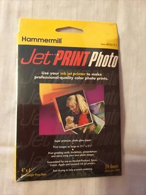 Hammermill #00619-1 Jet Print Photo 4x6 Gloss 24 Sheets - Image 1 of 2
