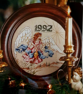 Cross Stitch Pattern RENAISSANCE ANGEL Christmas Holiday 110 wide x 97 high - Image 1 of 4