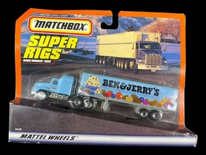 Matchbox Super Rigs Ben & Jerry's 34330 Diecast Semi Tractor Trailer Truck NIP - Picture 1 of 2