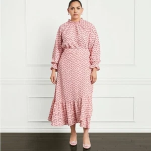 Hill House The Mirabel Rock Rosa Spaced Floral Gr. XXL - Bild 1 von 3