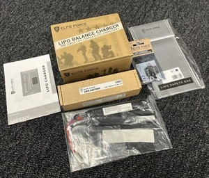 🇺🇸 Elite Force Lipo Battery Charger Umarex Checker Airsoft Airsoft Bag Set Original Box - Picture 1 of 4
