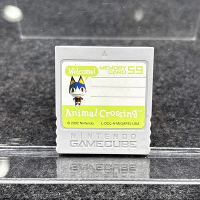 Карта памяти Animal Crossing (Gamecube) — подлинная, отличное состояние товара - Изображение 1 из 2