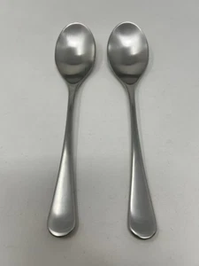 Robert Welch CAESNA RADFORD BRIGHT Acero Inoxidable 2 Cucharas Soperas Ovaladas 18/10 Cubiertos - Imagen 1 de 3