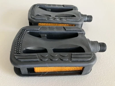 Nuevo PAR de pedales de plataforma negros con logotipo GT PC 9/16 Foto 1 de 4