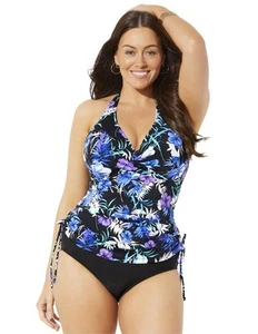 Swimsuits for All Adjustable Underwire Tankini Set - Picture 1 of 16