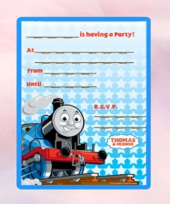 INVITES THOMAS THE TANK ENGINE BIRTHDAY PARTY INVITATIONS - Image 1 of 3
